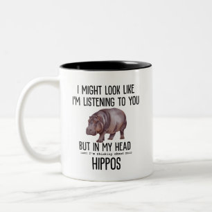 Taza Bicolor Hippos