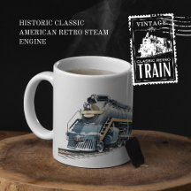 Histórico motor de vapor retro americano clásico