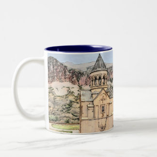 Taza Bicolor Histórico museo de la iglesia armenia