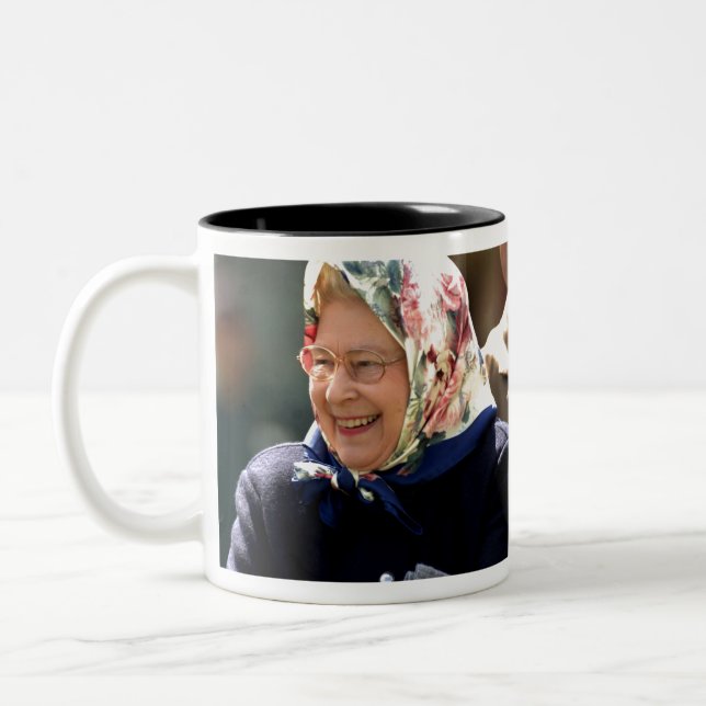 Taza Bicolor HM Queen Elizabeth II (Izquierda)