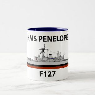 Taza Bicolor HMS Penelope, seacat
