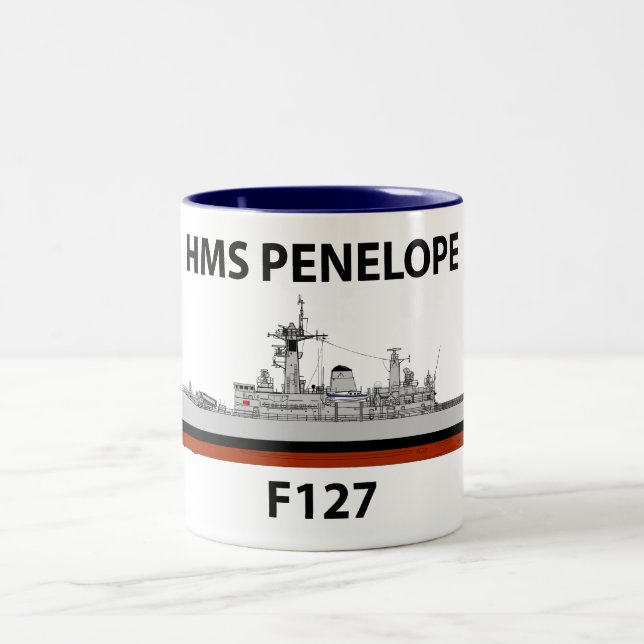Taza Bicolor HMS Penelope, seacat (Centro)