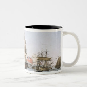 Taza Bicolor HMS Victory, 1806