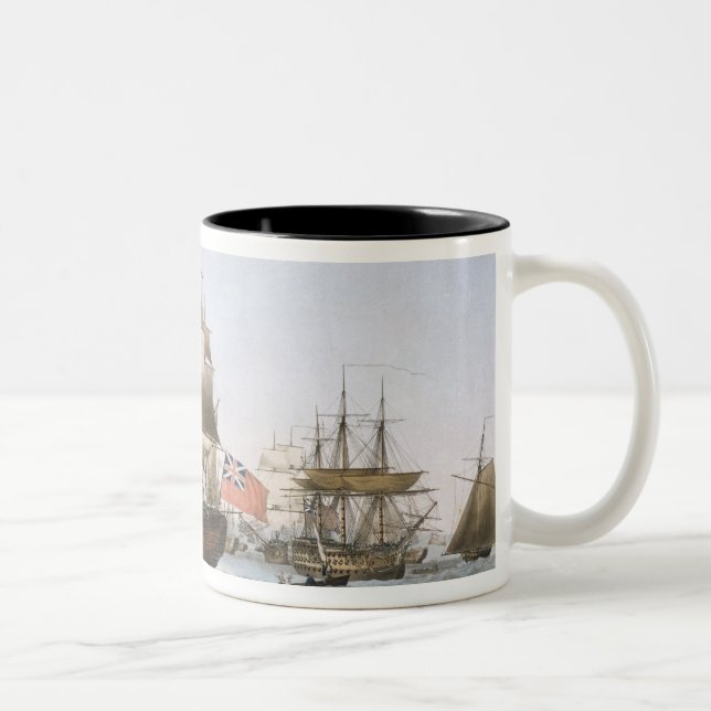 Taza Bicolor HMS Victory, 1806 (Derecha)