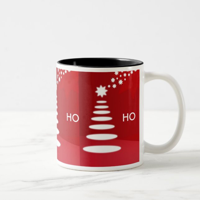 TAZA BICOLOR HO HO HO (Derecha)