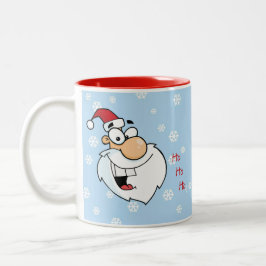 Taza Bicolor Ho Ho Ho Ho Jolly Ole St. Nick