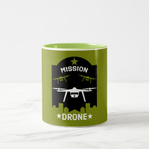 Taza Bicolor Hobby Drone Pilot