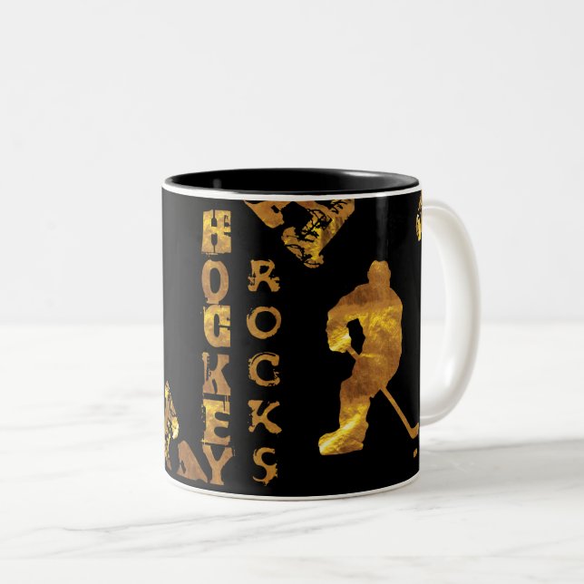 Taza Bicolor Hockey (Anverso derecho)