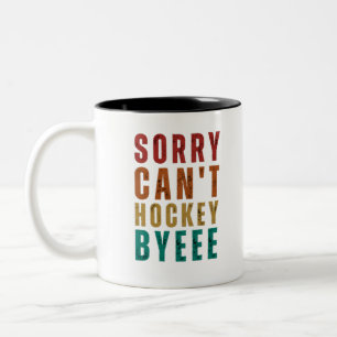 Taza Bicolor Hockey divertido