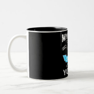 Taza Bicolor Hockey Lover   Mi Objetivo Es Negar La Tuya