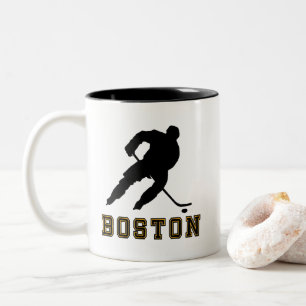 Taza Bicolor Hockey sobre hielo de Boston