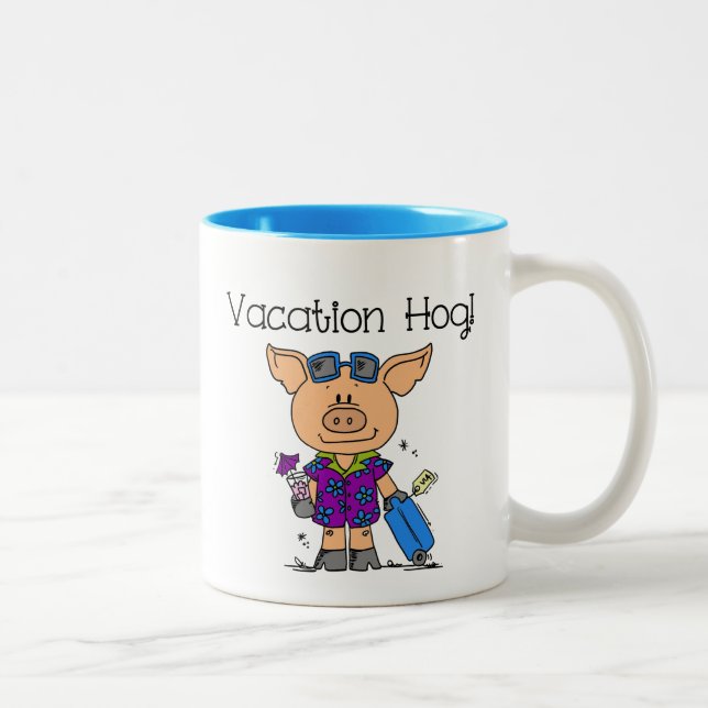 Taza Bicolor Hog de vacaciones (Derecha)