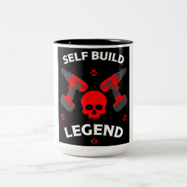 Taza Bicolor hogar auto-construido