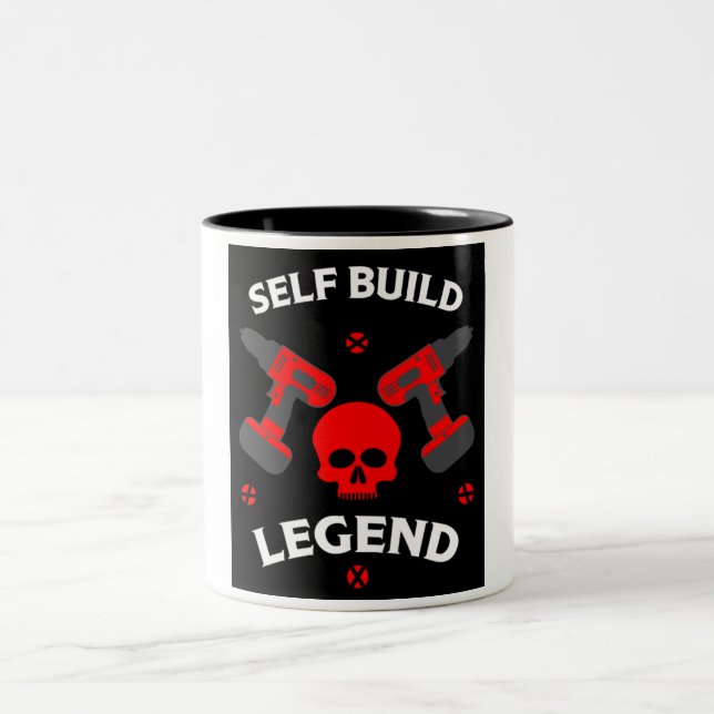 Taza Bicolor hogar auto-construido (Centro)