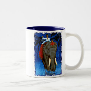 Taza Bicolor "Hogar del montar a caballo "
