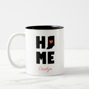 Taza Bicolor Hogar personalizado de Indiana
