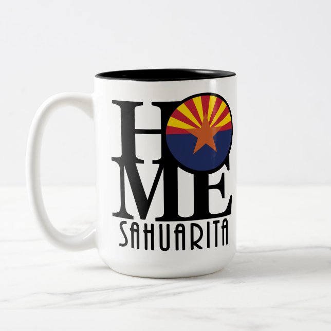 Taza Bicolor HOGAR Sahuarita 15oz (Izquierda)
