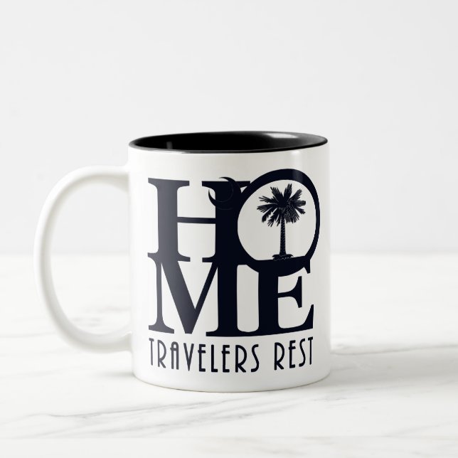 Taza Bicolor HOGAR Travelers Rest 11oz (Izquierda)