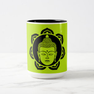 Taza Bicolor Hogar Y Vida De Buda