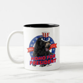 Taza Bicolor Hoho para presidente - barro de cerámica