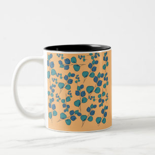 Taza Bicolor Hojas