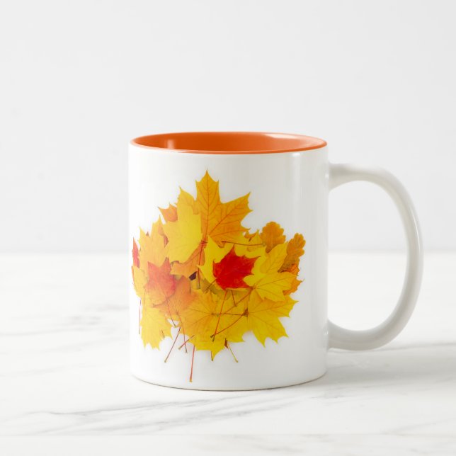 Taza Bicolor Hojas de arce (Derecha)