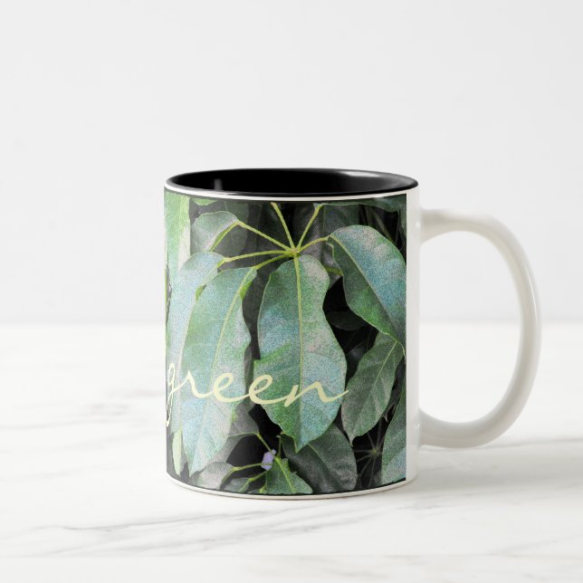 Taza Bicolor Hojas de jardín (Derecha)