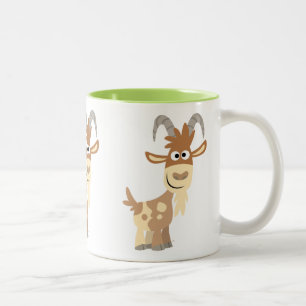 Taza Bicolor ¡Hola! Cute Personalizado Goat