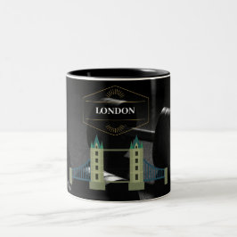 Taza Bicolor Hola London Two-Tone Coffee Mug