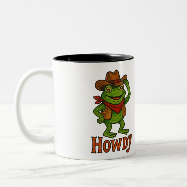 Taza Bicolor Hola Rana                                         (Izquierda)