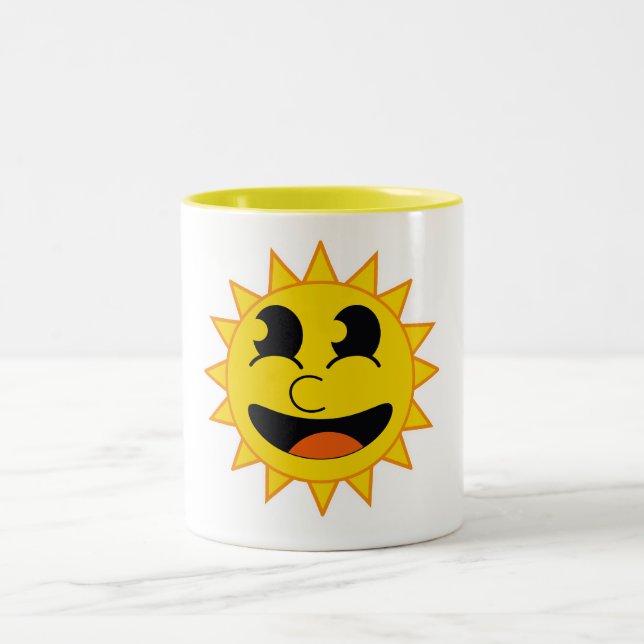 Taza Bicolor Hola Sunshine (Centro)