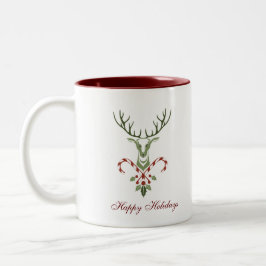 Taza Bicolor Holiday Stag Mug