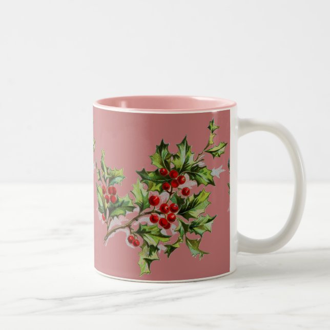 Taza Bicolor Holly berries 001 (Derecha)