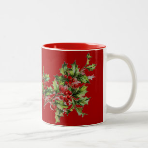 Taza Bicolor Holly berry 001