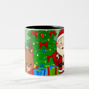 Taza Bicolor Holly Jolly