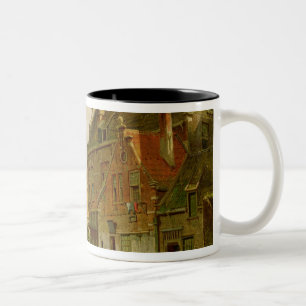 Taza Bicolor Hombre con una carretilla