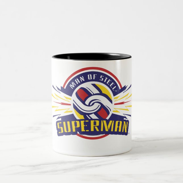 Taza Bicolor Hombre de acero - Superman (Centro)