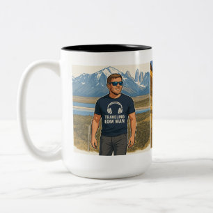 Taza Bicolor Hombre de EDM viajero