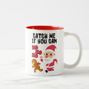 Taza Bicolor Hombre De Gingerbread - Atrápame Si Puedes