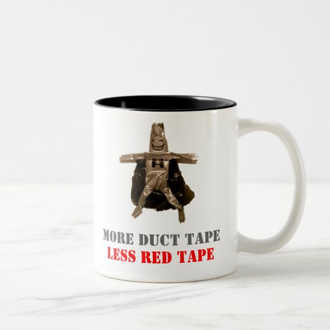 Taza Bicolor Hombre de la cinta aislante (Derecha)