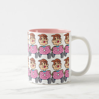 Taza Bicolor Hombre del buñuelo