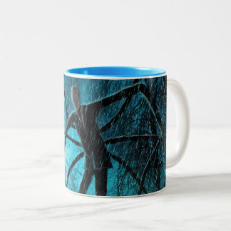 Taza Bicolor Hombre delgado en las maderas