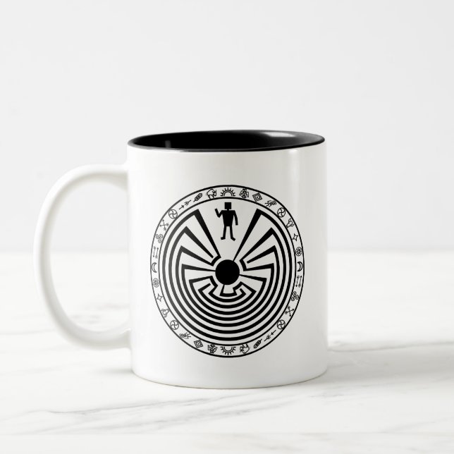 Taza Bicolor Hombre en el Maze (Izquierda)