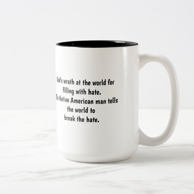 Taza Bicolor Hombre nativo americano (Derecha)