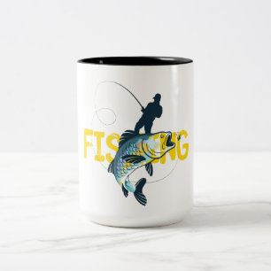 Taza Bicolor Hombre pescador