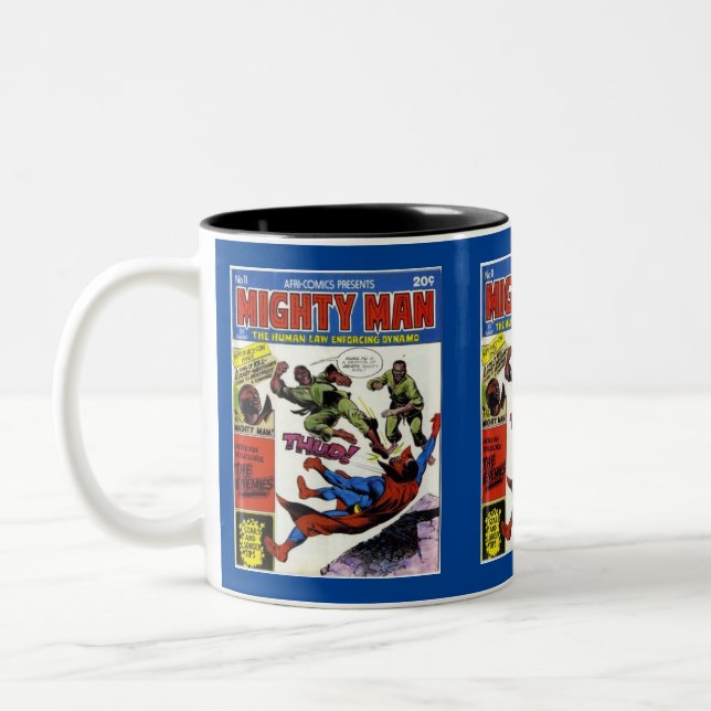 Taza Bicolor Hombre poderoso 1 (Izquierda)
