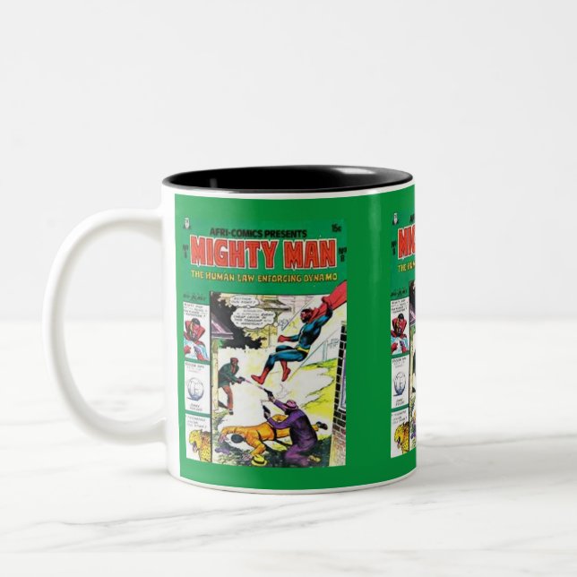 Taza Bicolor Hombre poderoso 3 (Izquierda)