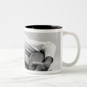Taza Bicolor Hombre que juega al fútbol 3