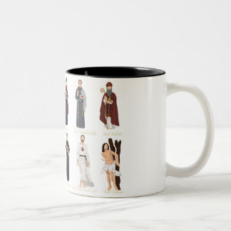 Taza Bicolor Hombres católicos Saint Mug