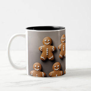 Taza Bicolor Hombres de Gingerbread Knolling